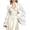 White, variant on Women's Ruffle Bolero Shrug Long Sleeve Open Front Cropped Cardigan Layered Bell Sleeve Wedding Evening Party Dress Cover Up Jacket Black