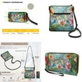 thumbnail image 5 of ZUXONGSY Hummingbird Floral Print Crossbody Hobo Bag Sets for Women, Leather Shoulder Handbag Tote Bag Satchel Purse with Leather Wallet, Multi Pocket Messenger Purse with Adjustable Strap, 5 of 5