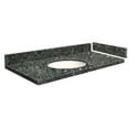 thumbnail image 1 of Transolid VT61x22-1OU-4K-A-W-1 61 in. D Quartz Vanity Top with Single Hole and Oval Undermount Sink, Tempest, 1 of 6