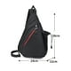 thumbnail image 3 of Bolsa de pecho para hombre Crossbody Bag Multi-bolsillos Senderismo Bolsa de deportes Antirrobo Moda casual para hombre JShteea El nuevo, 3 of 7
