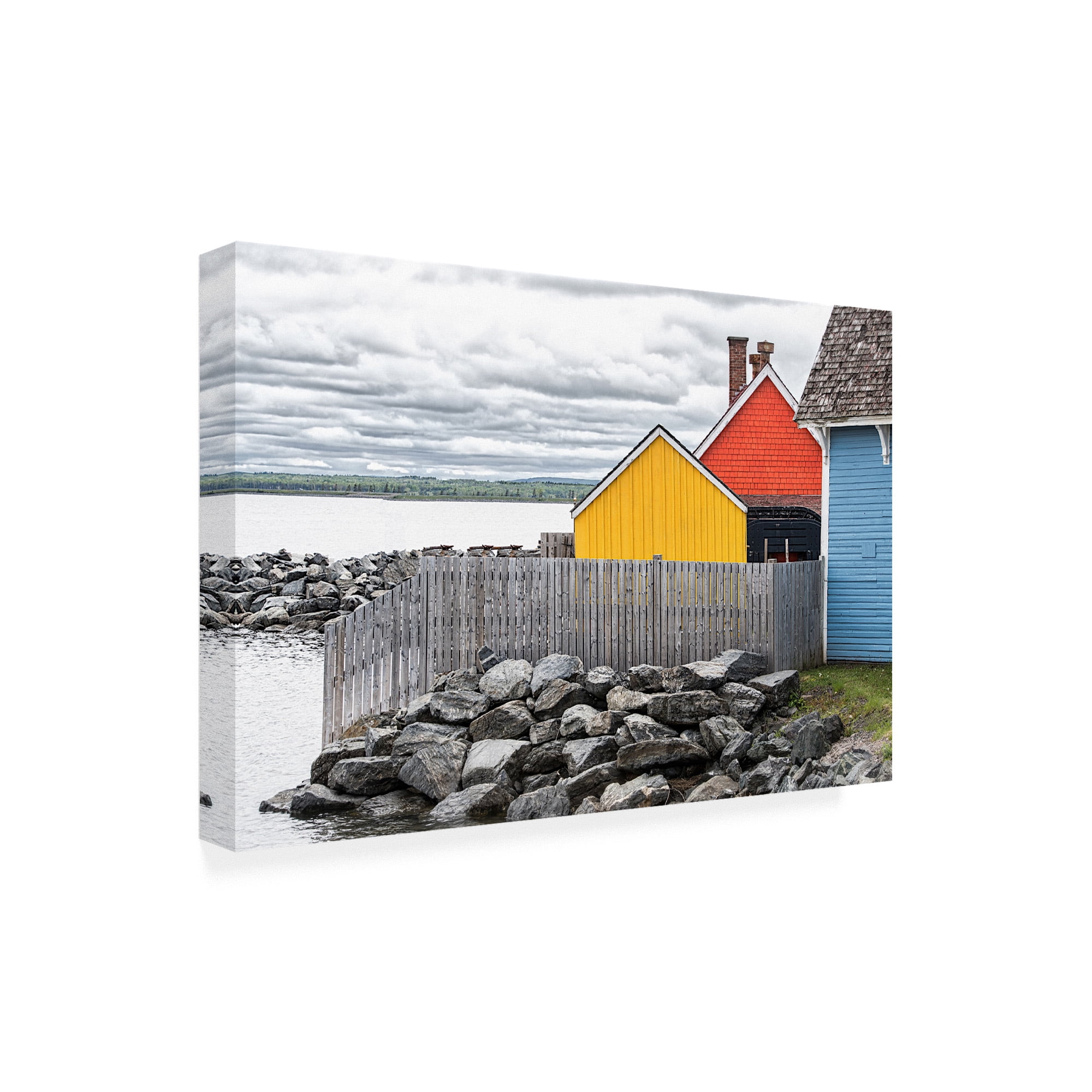 Trademark Fine Art 'Coastal Geometry' Canvas Art by Chuck Burdic