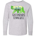 thumbnail image 3 of Inktastic Gatlinburg, Tennessee Mountains and Bear Shape Long Sleeve Youth T-Shirt, 3 of 5