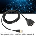 thumbnail image 3 of Cable de extensión Ethernet, 4,92 pies 3,8 mm Cualquier cable de red ANSI / TIA 1152 A para servidor Ccdes No se aplica, 3 of 6