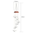 thumbnail image 3 of Image Solar Wind Chimes Lights Hanging Lamp Garden Home, 3 of 9