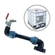 thumbnail image 1 of Adaptador de tanque IBC con tubo y conectores curvos Conector de Latón Níquel 15mm Sharpla Adaptador de grifo de tanque IBC, 1 of 8