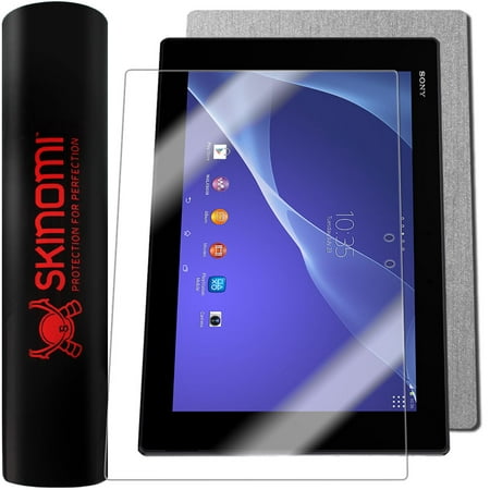 Skinomi Brushed Aluminum Full Body+Screen Protector for Sony Xperia Z2 Tablet
