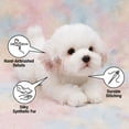 thumbnail image 4 of MAOWO Planet Realistic Maltese Dog Plush Toy Lifelike White Puppy Stuffed Animal Lying Position 19cm Miniature Soft Toy for Kids Adults Gift Collection, 4 of 4