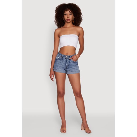Women's Trendy Seamless Ruched Front Bandeau