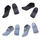 thumbnail image 1 of Calcetines de ballet de pilates Soledad 4 pares de agarre para mujer negro gris, 1 of 10