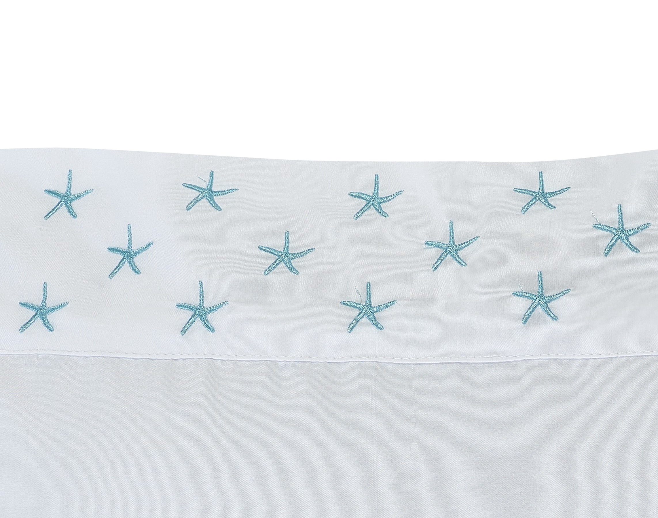 Montego Bay Starfish Embroidered Pillowcase Pair