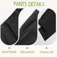 thumbnail image 5 of Men’s 4 Pieces Tuxedo Suit Set One Button Blazer Business Shawl Lapel Jacket Party Prom Jacket Pants Set with Bow Tie Set, 5 of 6