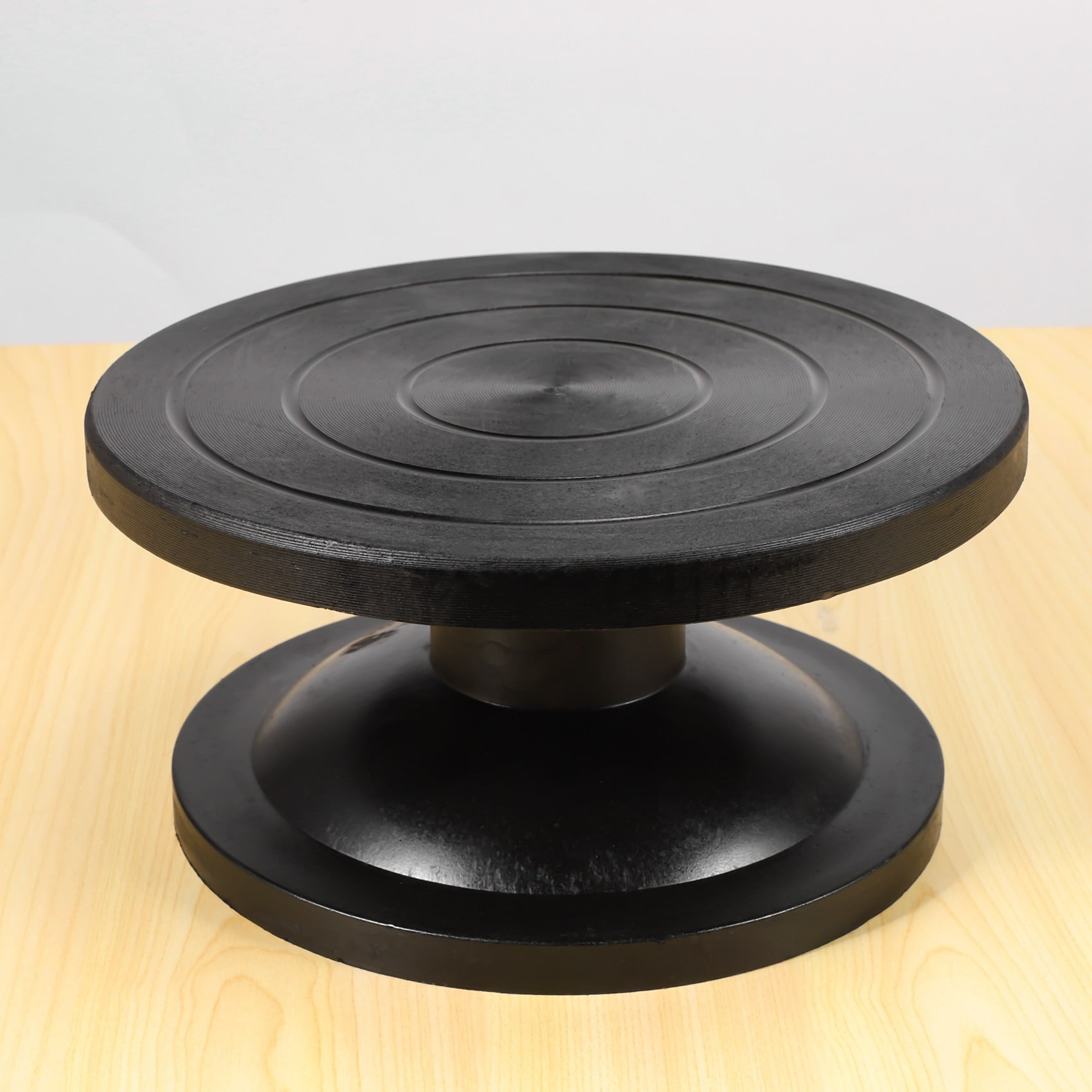 Wheel Turntable Turntable Clay Sculpture Modeling Pottery Multi-Function Manual Turntable Turntable Carving Table Pottery Wheel Black