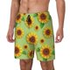 thumbnail image 1 of Fotbe Sunflower Leaves Traje de Baño para Hombre – Shorts de Natación de Secado Rápido con Forro y Bolsillos-Large, 1 of 6