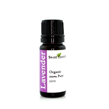 100% Pure Premium Organic Lavender Essential Oil - 10ml - Imported From France - Undiluted Therapeutic Grade Aromatherapy , Massage, Relaxation, Headache Relief, Perfect to Use in the Bath, Make (Best Massage Oil For Home Use)