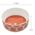 thumbnail image 5 of Melamine pet bowl cat supplies cat food tray cat bowl neck guard dog bowl - classic orange, 5 of 5