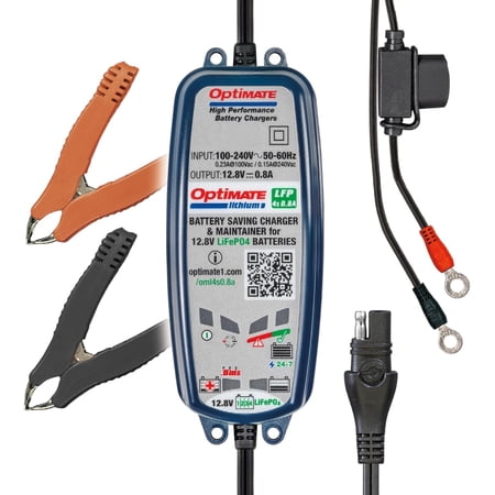OPTIMATE LITHIUM 4S 0.8A 8STEP 12.8/13.2V 0.8A BATTERY SAVING CHARGERTESTERMAINTAINER price history on PriceWatchPro