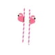 thumbnail image 5 of Paquete de 25 uds. De a rayas de flamencos hawaianos en Tropical, de Barware Colco Paja de papel, 5 of 6