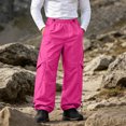 thumbnail image 3 of HOMADLES Mens Relaxed Fit Cargo Pants Stretch Elastic Drawstring Workout Pants Solid Color Athletic Pants Hot Pink Size XS, 3 of 9