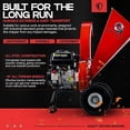 thumbnail image 3 of Great Circle 3 in. Gas Wood Chipper 7HP 4-Stroke OHV Engine, Powerful & Efficient Performance, 3 of 4
