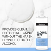 Neutrogena Alcohol-Free Daily Facial Toner, Skin Care for Face, Fragrance-Free, 8 oz