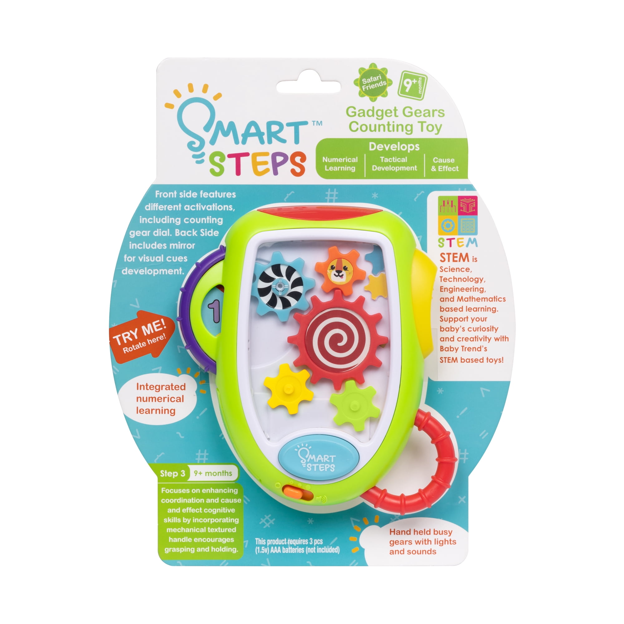 Smart Steps Gadget Gears Counting Toy for Early Childhood