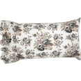 thumbnail image 2 of VHC Brands Annie Portabella Floral Ruffled Standard Pillow Case (w/ 8" Ruffle)- Set of 2, Vintage Farmhouse, 2 of 5