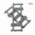 thumbnail image 5 of MOC City Train Rail Crossing Flexible Tracks Forked Straight Curved Rails Switch Building Block Bricks Creative DIY Toys A-1pcs, 5 of 5