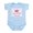 Sky Blue, variant on CafePress - Serbian Princess Infant Bodysuit - Baby Light Bodysuit, Size Newborn - 24 Months