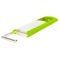 thumbnail image 6 of Sweda Slide-N-Lock Key Tag, Pull-Out Rectangle, Hard Plastic Key Tag with Polished Metal Insert - Lot of 3. (Green), 6 of 7