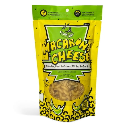 Hatch Green Chile, Garlic, Cheddar Mac and Cheese by FishSki Provisions, Shelf-Stable Packaged Meals