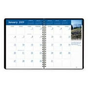 House of Doolittle HOD26402 Earthscapes Montly Planner- 14 Mon. Dec-Jan- 8-.50in.x11in.- Black the product will be for the current year