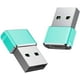 thumbnail image 1 of Mini adaptador USB macho Zhivalor a hembra TYPE-C 2 uds verde, 1 of 8