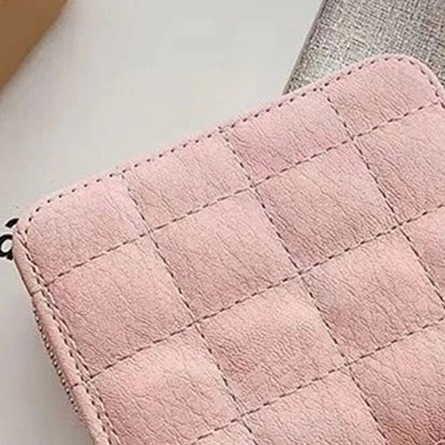 Cartera plegable Jadeshay de cuero PU grande