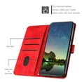 thumbnail image 5 of Allytech Retro Wallet Case for Samsung Galaxy S24 Ultra, Synthetic Leather Inner TPU Flip Folio Stand Hand Wrist Cards Holder Shockproof Wallet Cover for Galaxy S24 Ultra - Red, 5 of 10