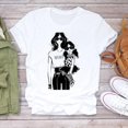 thumbnail image 1 of Mujeres dibujos animados Super Mom Life Momlife Mama madre verano estampado señora camisetas Top camiseta señoras mujeres gráfico camiseta femenina Tan Jianjun unisex, 1 of 2