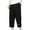 Black, variant on WIZUTIZ Pants for Men, Men's with Elastic Waist Ultra-thin Quick Drying Ventilate and Loose Sport Pants Holiday Saving