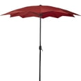 thumbnail image 4 of Northlight 8.85ft Outdoor Patio Lotus Umbrella with Hand Crank, Terracotta, 4 of 6