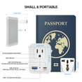 thumbnail image 7 of US to UK Ireland Travel Power Adapter with 1 Universal Outlet to US Travel Adapter, US to Scotland Irish UK Plug Converter with GaN USB C PD 30W (2Pack Total 4), 7 of 7