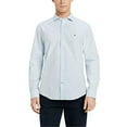 thumbnail image 2 of Tommy Hilfiger Men’s Big & Tall all Classic Fit Dash Print Dobby Shirt (Medium Gray, 10 1/2), 2 of 5