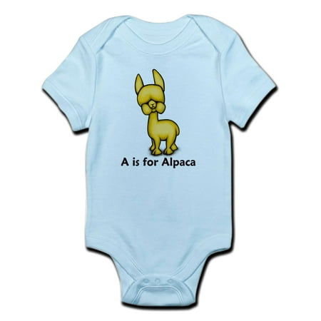

CafePress - A Is For Alpaca Infant Bodysuit - Baby Light Bodysuit