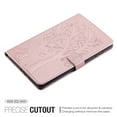 thumbnail image 7 of Dteck Folio Case For Samsung Galaxy Tab A 8.0 (2019 Model SM-T290 T295), Lightweight Embossed Tree PU Leather Flip Stand Case Cover with Card/Stlylus Holder,Rosegold, 7 of 7