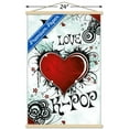 thumbnail image 3 of I Love K-POP Wall Poster with Wooden Magnetic Frame, 22.375" x 34", 3 of 3