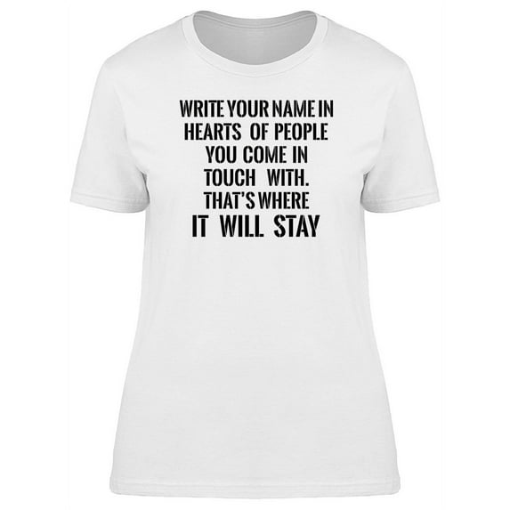 Write Your Name In Quote Tee Men's -Image by Shutterstock