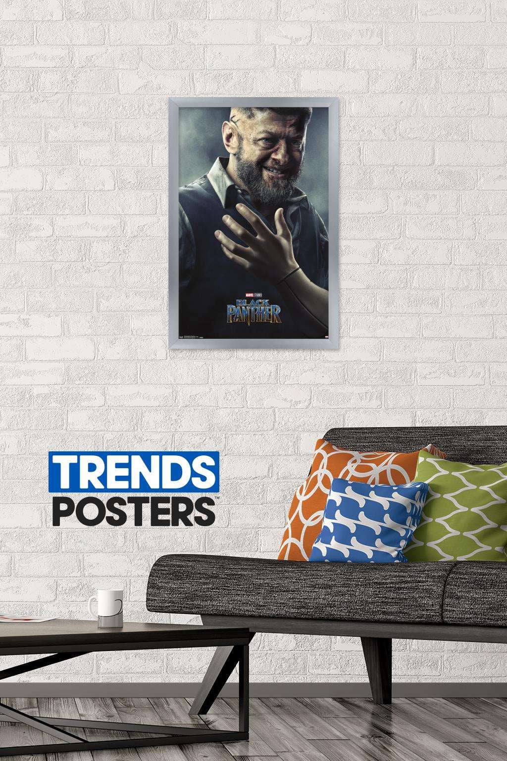 Marvel Cinematic Universe - Black Panther - Ulysses Klaue One Sheet Wall Poster, 14.725" x 22.375", Framed
