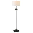 thumbnail image 5 of Evelyn&Zoe Avery 63" Tall Floor Lamp with Fabric Shade, Blackened Bronze/White, 5 of 5