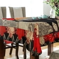 thumbnail image 3 of Vintage Rooster Rectangle Tablecloth Waterproof Polyester Table Clothative Stain Resistant & Wrinkle Resistant Washable Table Cover for Dining Table/Party/Camping 60x90 Inch Decor Gift, 3 of 7