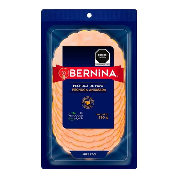 Pechuga de pavo Bernina ahumada 250 g