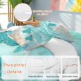 thumbnail image 2 of King 4 Piece Bedding Set Ocean Turtle Starfish Coral Soft Breathable Duvet Cover and Pillowcase, Summer Beach Marine Theme Duvet Cover Set Bed Sheets for Bedroom Dormitory Guest Room, 2 of 9