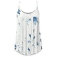 thumbnail image 1 of Doublju Women's Pleated Chiffon Layered Cami Tank Top (Plus Size Available), 1 of 3