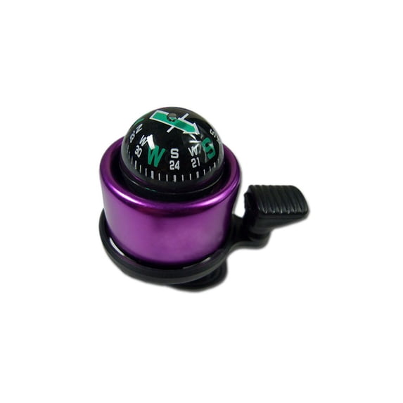 6pcs Aluminum Alloy Mountain Bike Bell with Compass, Loud Mini Bike Bell, Colorful Gorgeous Bike Ring Horn Accessories for Road Mountain Bike MTB Bike Ride